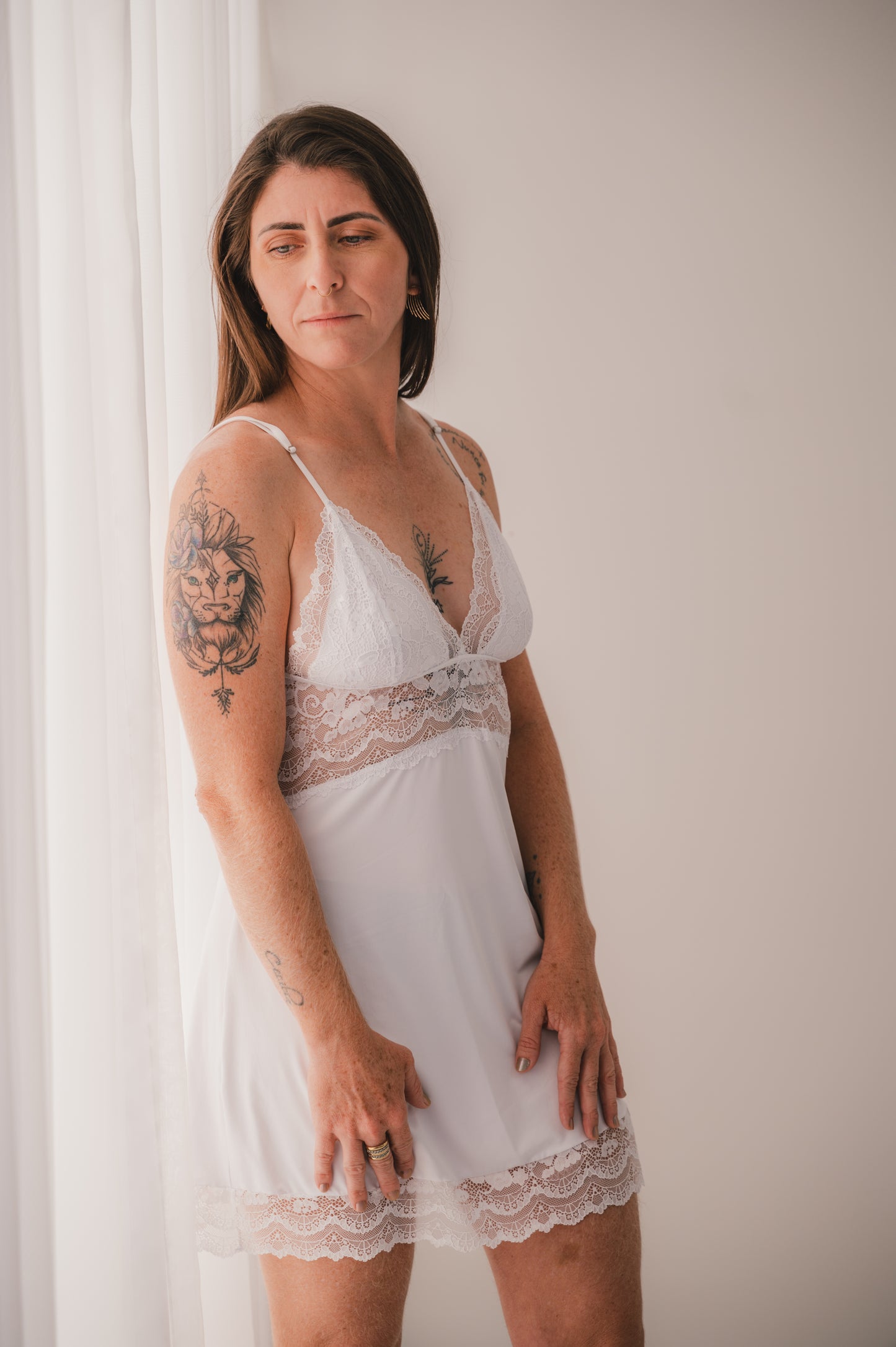 White Night Gown