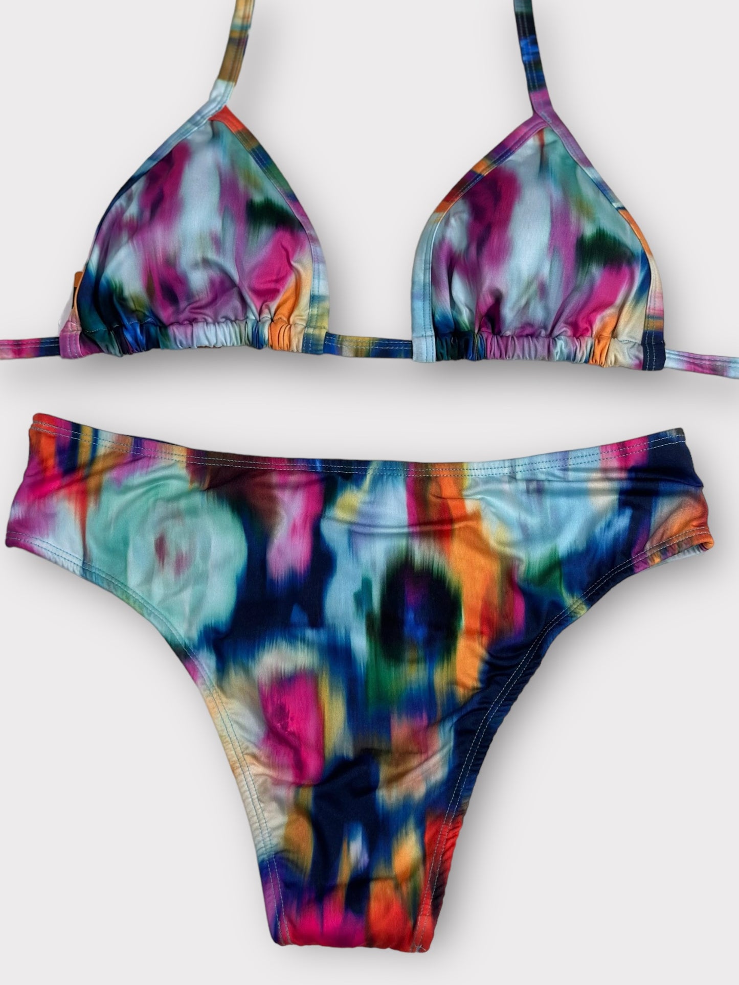 Tie-dye String Bikini Set