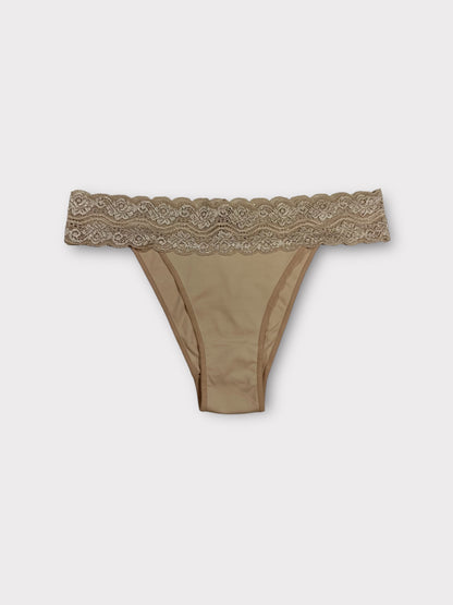 HOPE Bikini Panties with Invisible Finish in Microfiber and Lace Waistband