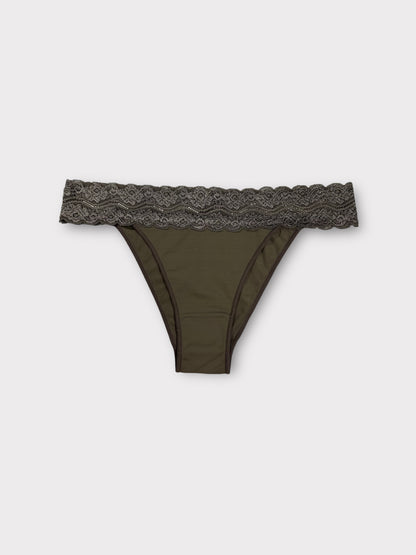 HOPE Bikini Panties with Invisible Finish in Microfiber and Lace Waistband